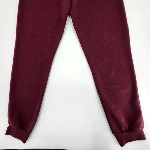 The Children's Place Uniform Fleece Jogger Pants Girl's Size 16 Burgundy Red - Picture 5 of 10